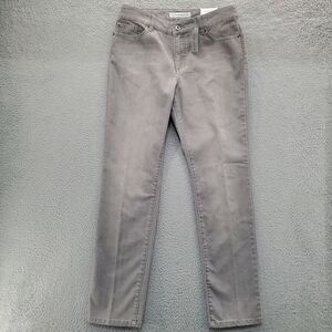 Chico's Grey Slim Straight Jeans